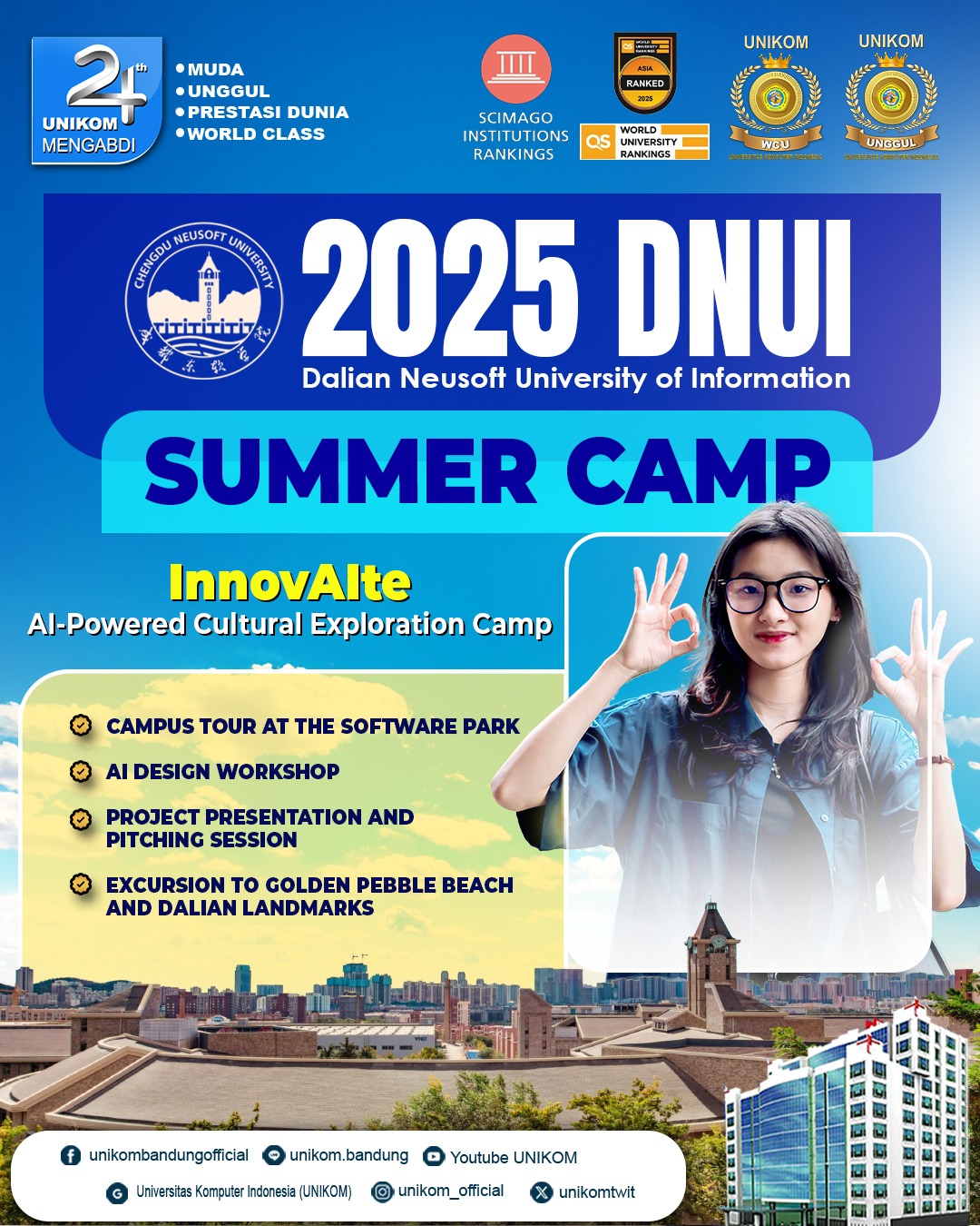 UNIKOM x DNUI Summer Camp 2025 – InnovAIte: AI-Powered Cultural Exploration Camp