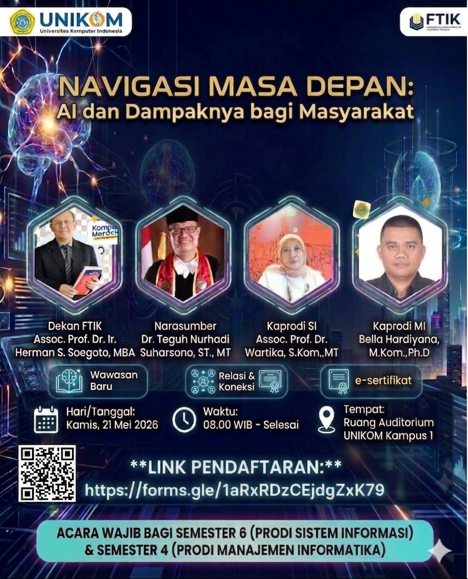 Seminar FTIK : Navigasi Masa Depan: AI dan Dampaknya bagi Masyarakat